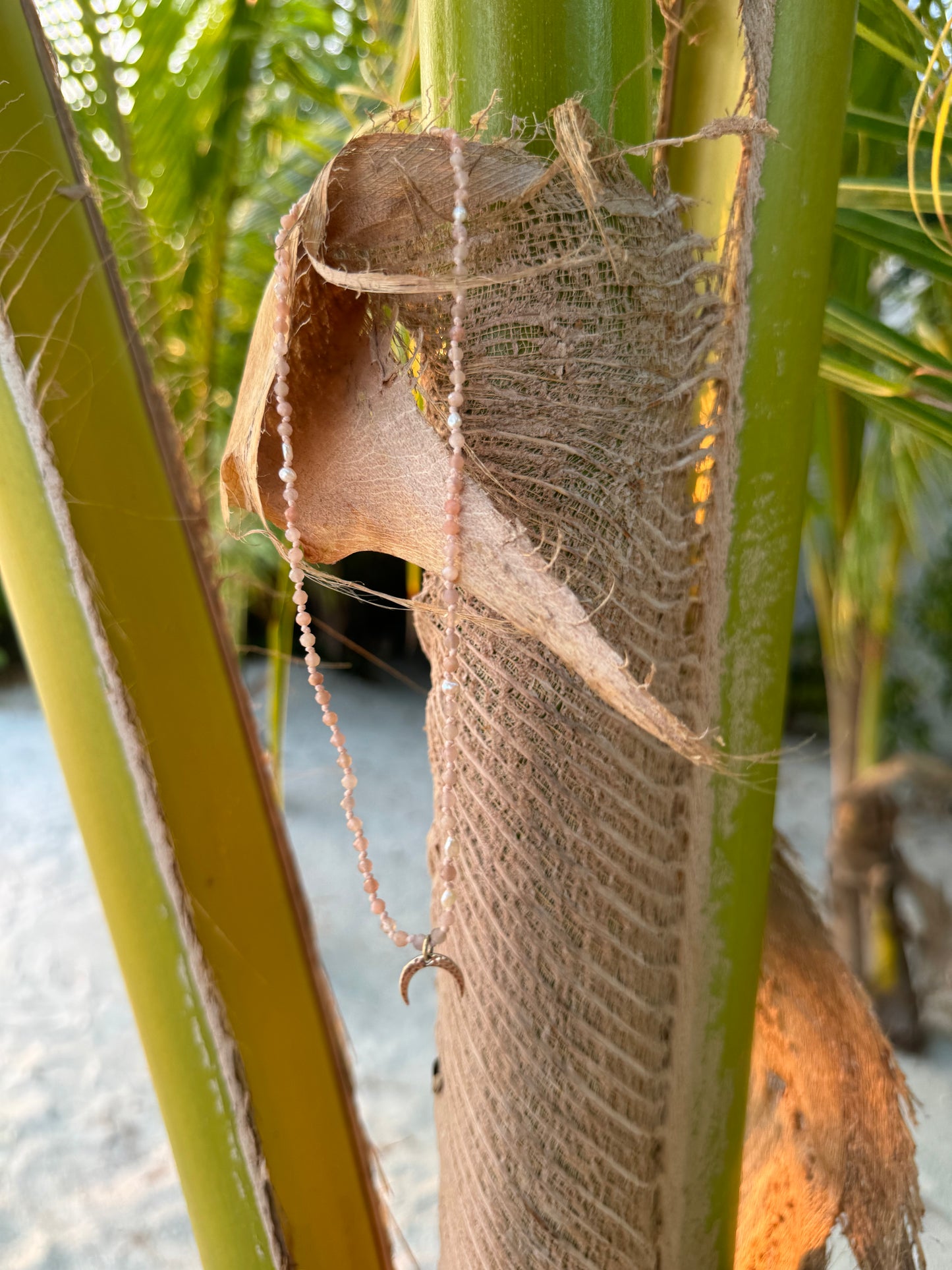 Choker z kamienia słonecznego