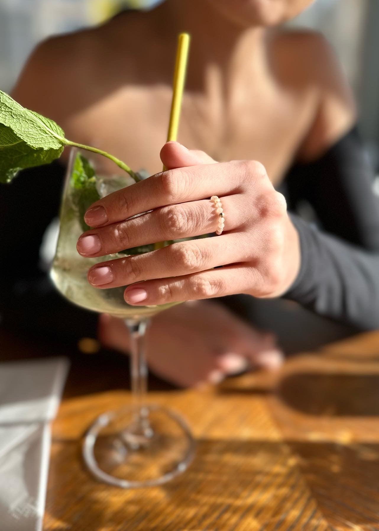 Pierścionek z kamieni słonecznych