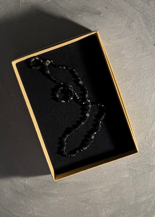 Choker z kwarcu dymnego