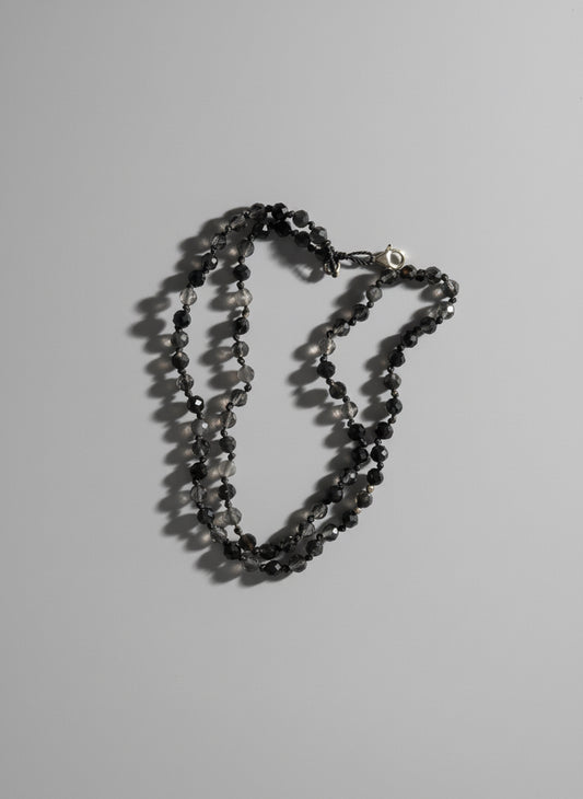 Choker z kwarcu dymnego